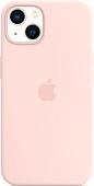 Чехол для телефона Apple MagSafe Silicone Case для iPhone 13 (розовый мел)