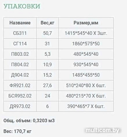 Шкаф распашной Уют Сервис Гарун-К 314.09 (молочный дуб)