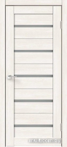 Межкомнатная дверь Velldoris Eco Flex City 7 90x200 (дуб бьянко/стекло мателюкс)