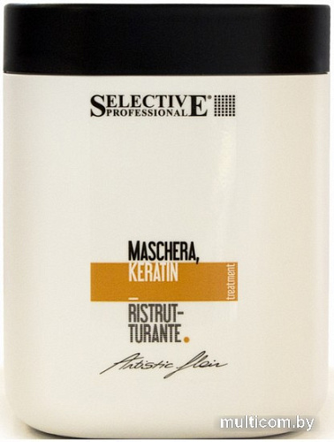 Маска Selective Professional Maschera Keratin Ristrutturante кератиновая 1 л