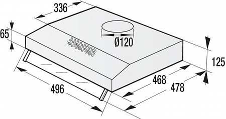 Кухонная вытяжка Gorenje WHU529EW/M