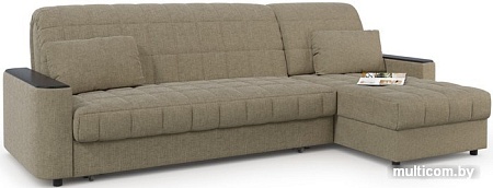 Угловой диван Moon Trade Даллас 018 угловой 003548 (коричневый)