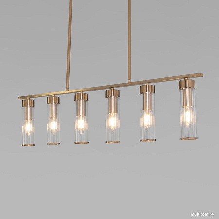 Подвесная люстра Евросвет 60166 (латунь)