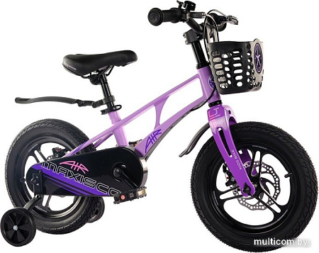 Детский велосипед Maxiscoo Air Pro 14 2024 (лавандовый матовый)