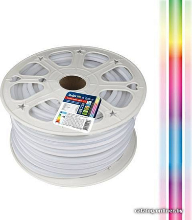 Гибкий неон Uniel ULS-N22-5050-80LED/m-8mm-IP67-220V-10W/m-50M-RGB