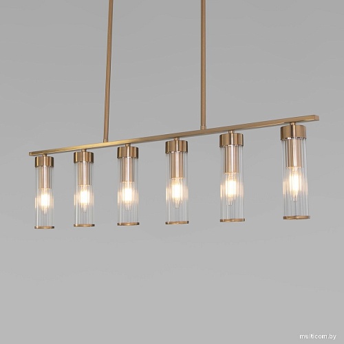 Подвесная люстра Евросвет 60166 (латунь)