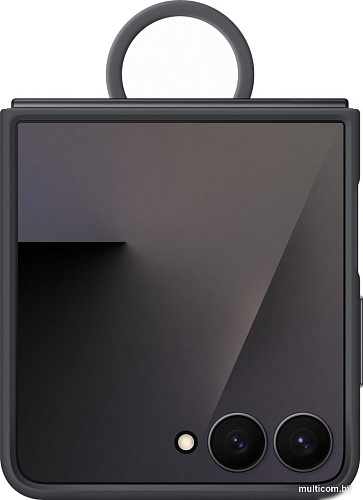 Чехол для телефона Samsung Ring Case для Samsung Galaxy Z Flip7 (черный)