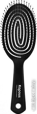 Щетка для волос Kapous Подвижная массажная Эллипс большая