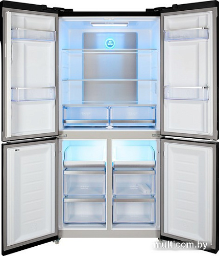 Четырёхдверный холодильник Hiberg RFQ-500DX NFGR Inverter