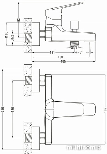 Смеситель Deante Jasmin BGJ 010M
