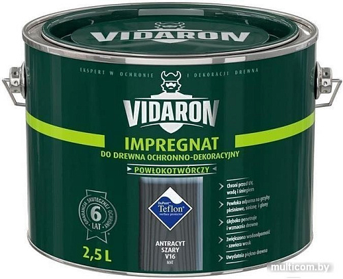 Пропитка Vidaron Impregnant V16 2.5 л (антрацит)