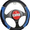 Оплетка на руль Autoprofi GL-1020 BK/BL (M) (черный/синий)