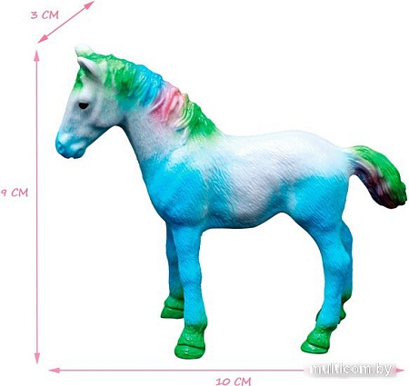 Набор фигурок Masai Mara Мир фэнтези. Семья голубых сказочных лошадей MM206-427
