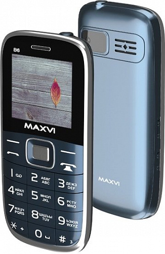 Мобильный телефон Maxvi B6 (маренго)