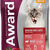Сухой корм для кошек Award Adult Indoor Big Сats (для крупных пород с говядиной и курицей с добавлением брокколи и Юкки Шидигера) 400 г