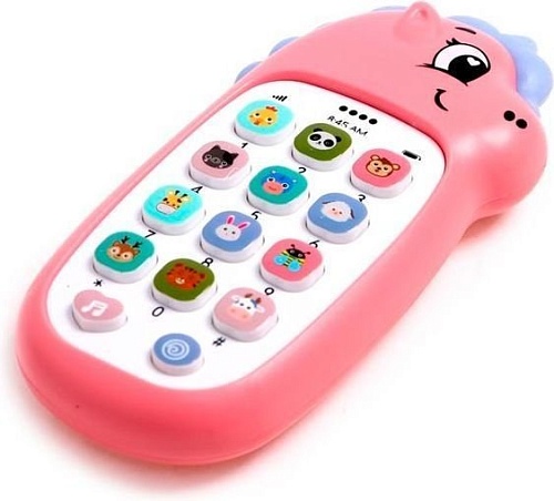 Развивающая игрушка Zabiaka Любимый единорог 7319087 (розовый)