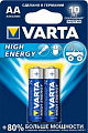 Батарейки Varta High Energy AA 2 шт.