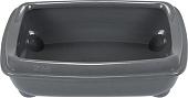 Туалет-лоток Zoom Шестой с рамкой глубокий 2906сер (серый)