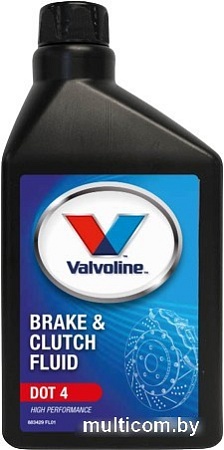Тормозная жидкость Valvoline Brake & Clutch Fluid DOT 4 1л