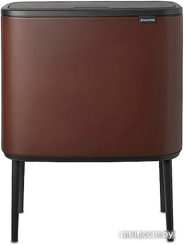 Система сортировки мусора Brabantia Bo Touch Bin 11+23 л (минерально-коричневый)