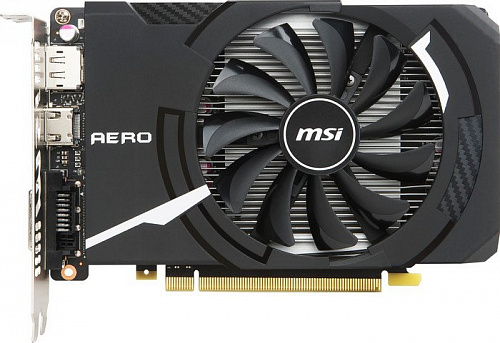 Видеокарта MSI GeForce GTX 1050 Ti Aero ITX OCV1 4GB GDDR5