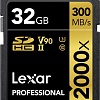 Карта памяти Lexar Professional 2000x SDHC LSD2000032G-BNNNG 32GB