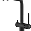 Смеситель Paulmark Serpentine Se213222-418 (черный/черный металлик)