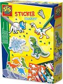 Набор для создания поделок/игрушек SES Creative Создай свою наклейку динозавра 14282