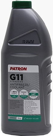 Антифриз Patron G11 Standard Green 1кг