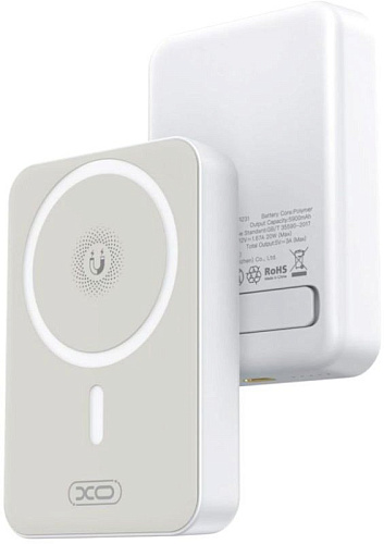Внешний аккумулятор XO PR231 10000mAh (белый)