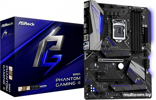 Материнская плата ASRock B365 Phantom Gaming 4