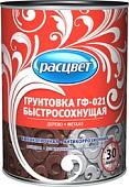 Алкидная грунтовка Расцвет ГФ-021 универ. антикоррозионная быстросохнущая (серый, 1 кг)