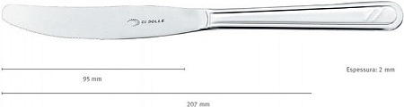 Набор столовых ножей Di Solle Clean 07.0102.18.00.000
