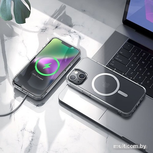 Чехол для телефона Hoco Magnetic для iPhone 14 Pro Max (прозрачный)