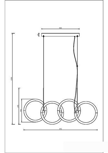 Подвесная люстра Maytoni Node MOD165PL-L40G3K