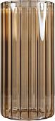 Ваза Элетех Тубо 10x20 4840900095 (рифленый янтарный)