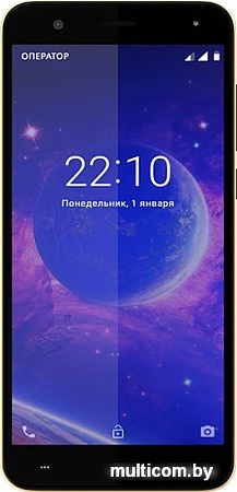 Смартфон Maxvi Vega MS531 (золотистый)