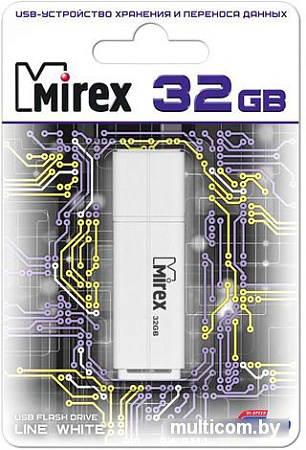 USB Flash Mirex Color Blade Line 32GB (белый) [13600-FMULWH32]