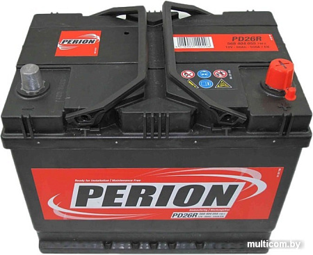 Автомобильный аккумулятор Perion PD26R (68 А·ч)
