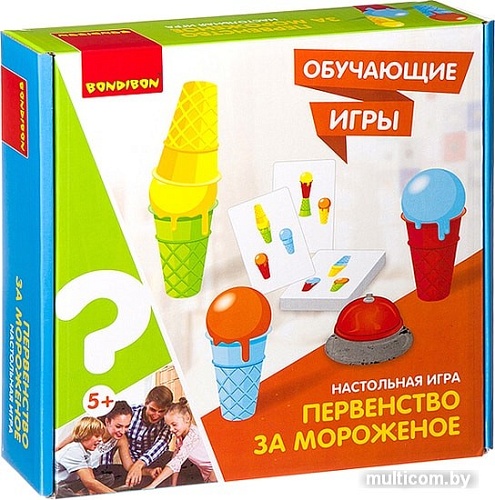 Развивающая игра Bondibon Первенство за мороженое ВВ3151