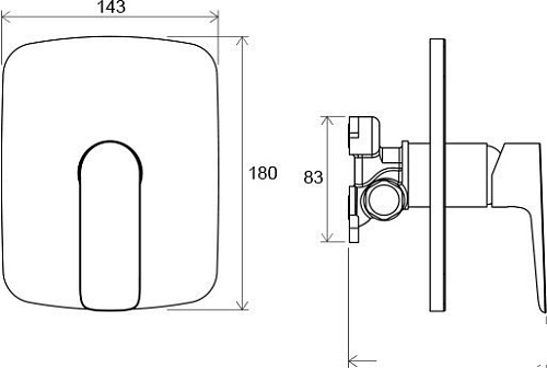 Смеситель Ravak Classic-CL 066.00 [X070089]