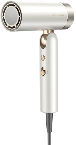 Фен Trouver Flip 10 (белый/золотистый)
