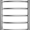 Полотенцесушитель TERMINUS Классик П6 400x650 электро