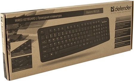 Клавиатура Defender Element HB-520 (черный)