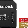 Карта памяти SanDisk Extreme SDSQXA1-128G-GN6MA 128GB + адаптер