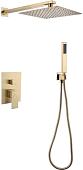 Душевая система Abber Daheim AF8219G (золото матовое)