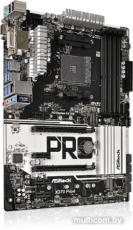 Материнская плата ASRock X370 Pro4