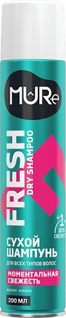 Сухой шампунь MURE Сухой шампунь для волос Fresh Моментальная свежесть (200 мл)