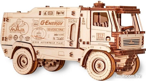 Сборная модель Eco-Wood-Art МАЗ-5309RR 1:30