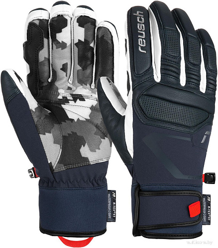 Горнолыжные перчатки Reusch Alexis Pinturault 6201113-4477 (р-р 8, Dress Blue/Grey Camo)